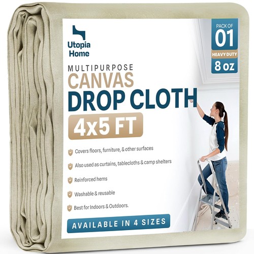 Canvas drop cloth 4x5 - cloth,